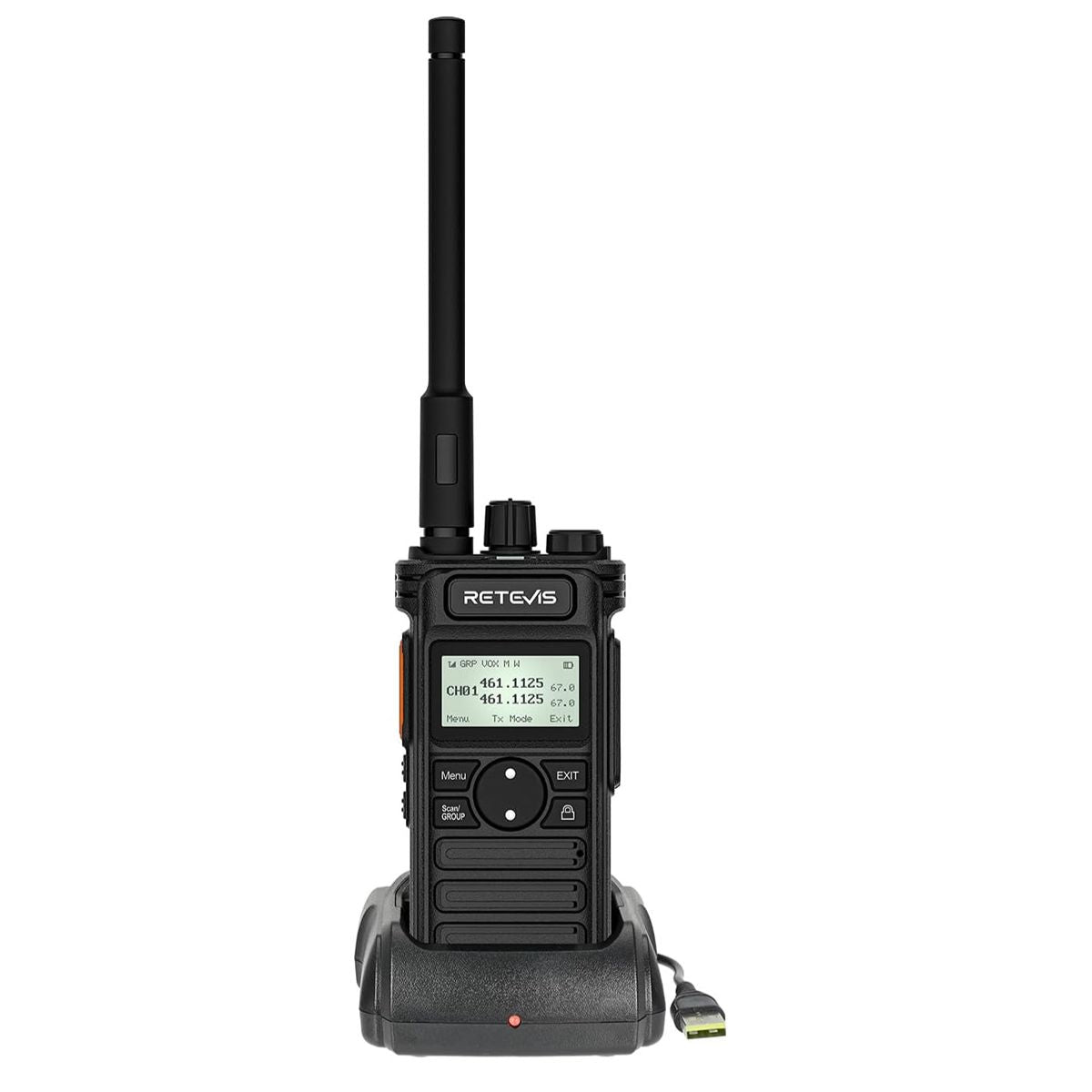 Retevis RT86S High Power UHF Radio with LCD Display Handheld Radio for Business Use