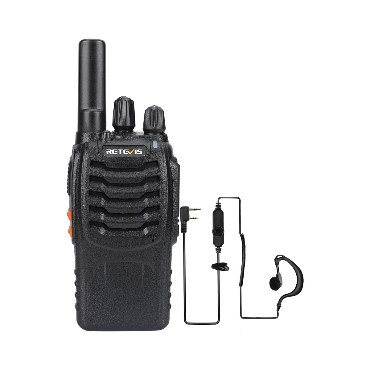 H777 Affordable Rugged License-free Radio with G-Shape Ear Earpiece