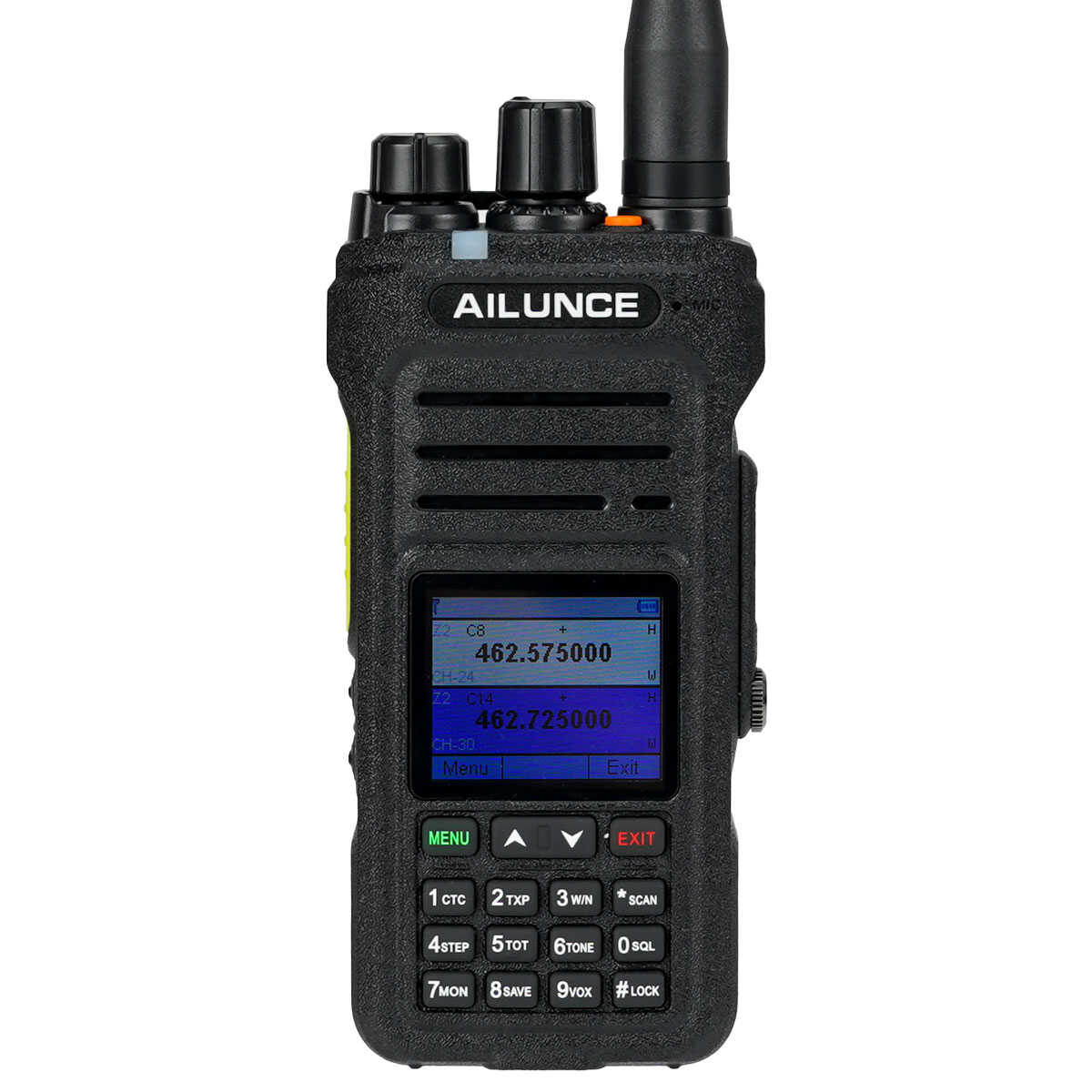 4PACK Ailunce HA1G IP67 waterproof GMRS handheld Radio with IP67 speaker mics