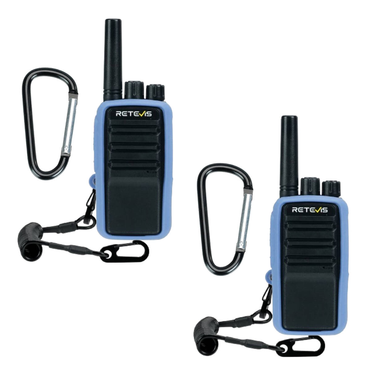 RA55 Noise Reduction Lightweight FRS 2 Way Radio for Mountains (2Pack)