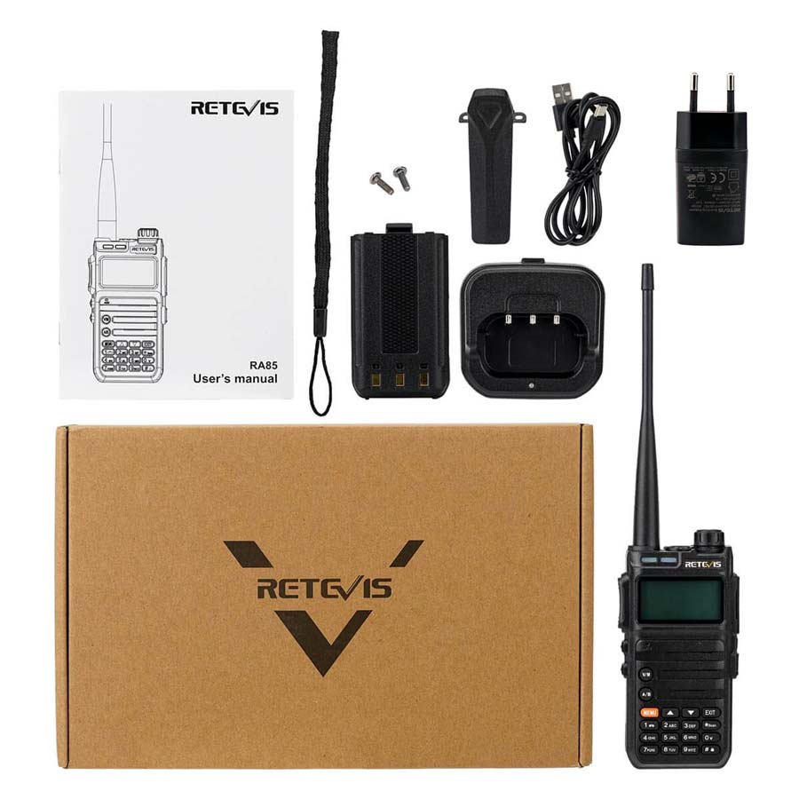 RA685 128-Channel Dual Band Handheld Ham Radio