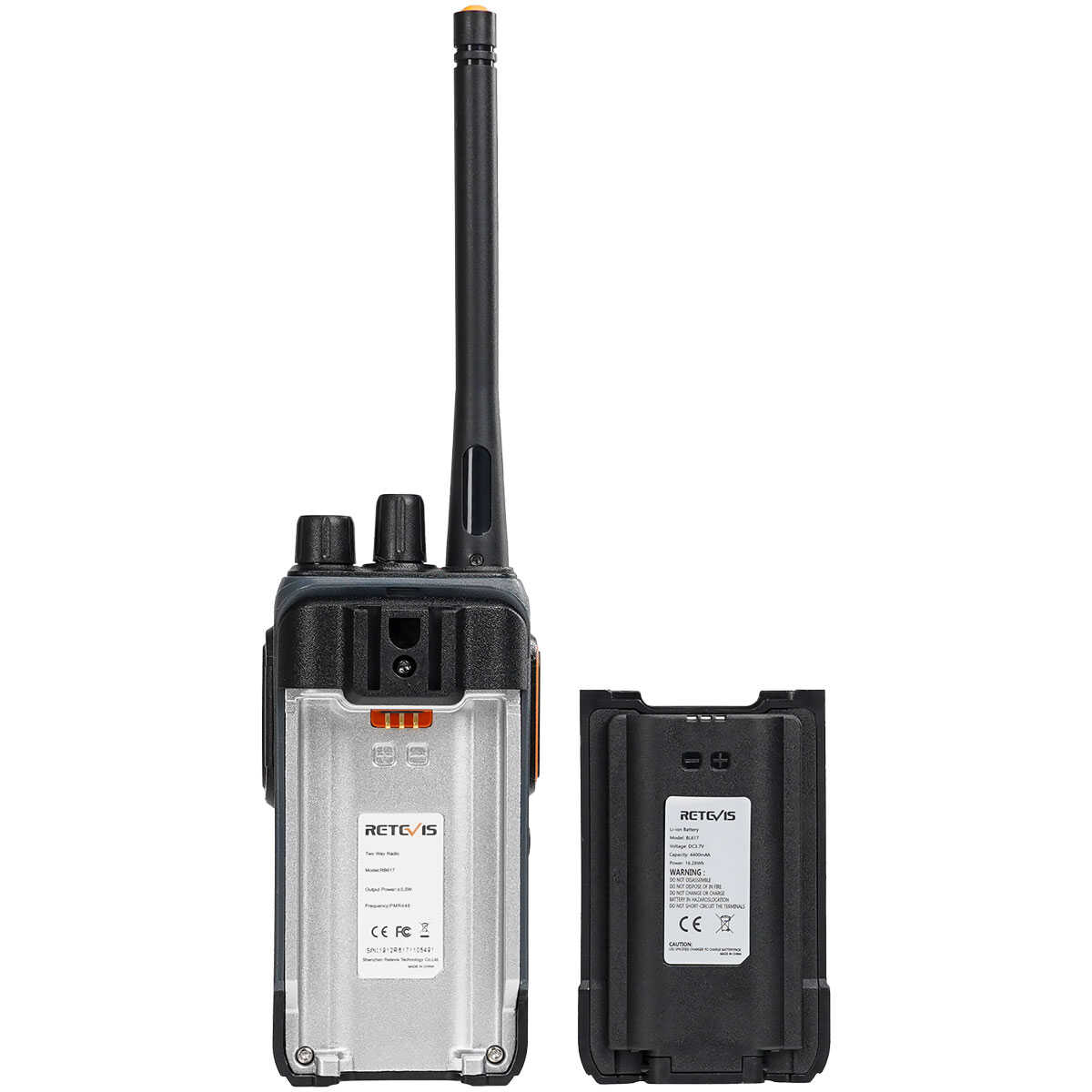 RB17 4400mAh Type-C Rechargeable FRS Portable Two Way Radio