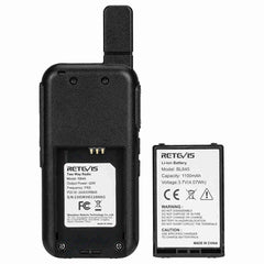 RB45 Dual PTT USB-C Charge Mini FRS Walkie Talkie