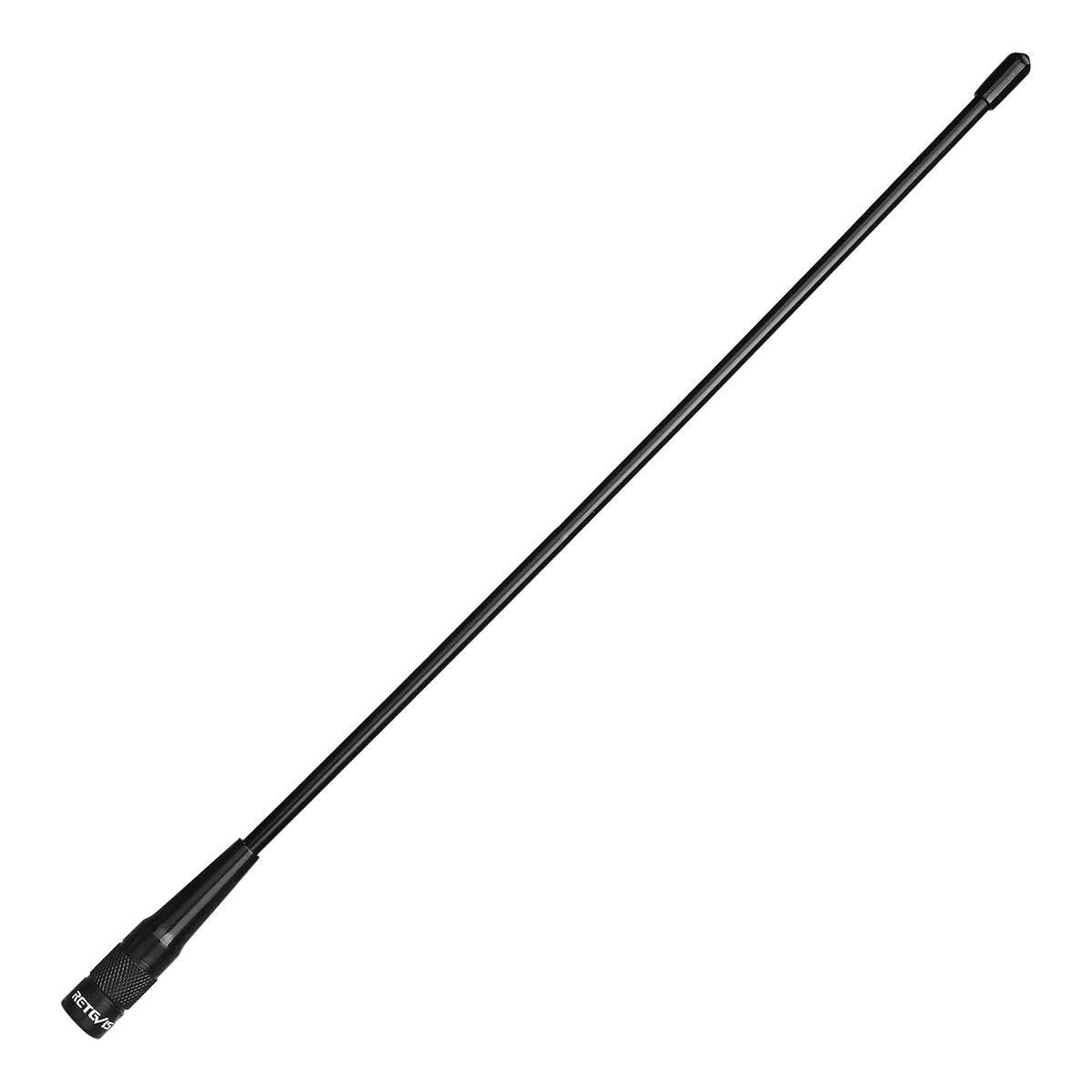 Two Way Radio 14.8 inches SMA-M Dual Band UHF VHF Antenna (10 Pack)