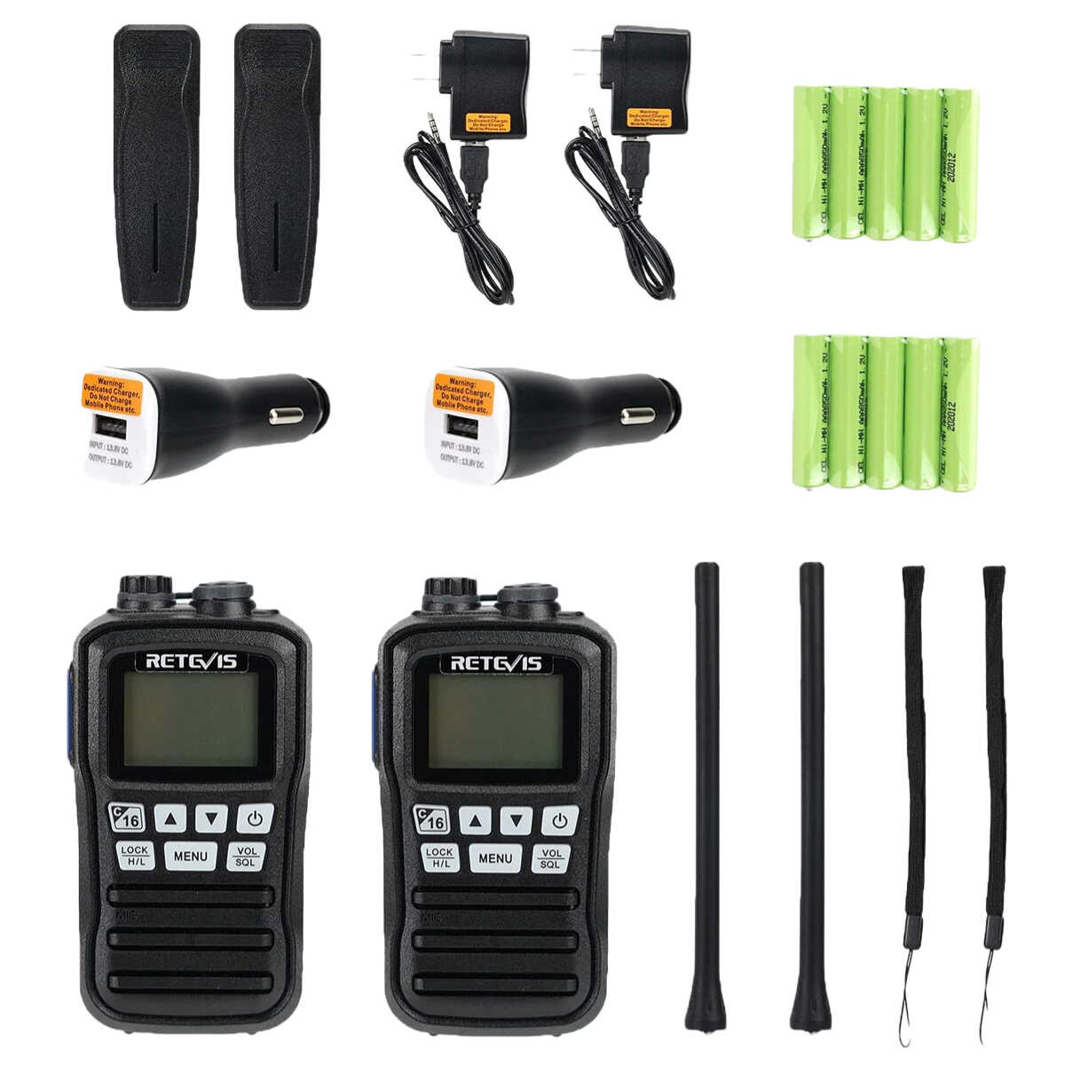 RM01 VHF Waterproof Float Walkie Talkie (2 Packs)