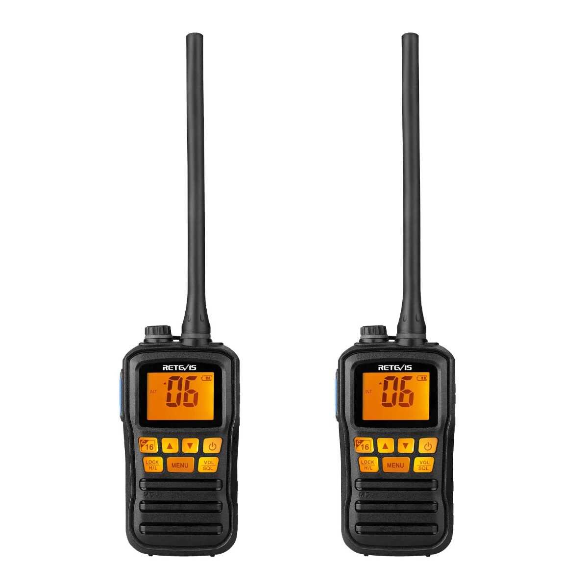 RM01 VHF Waterproof Float Walkie Talkie (2 Packs)