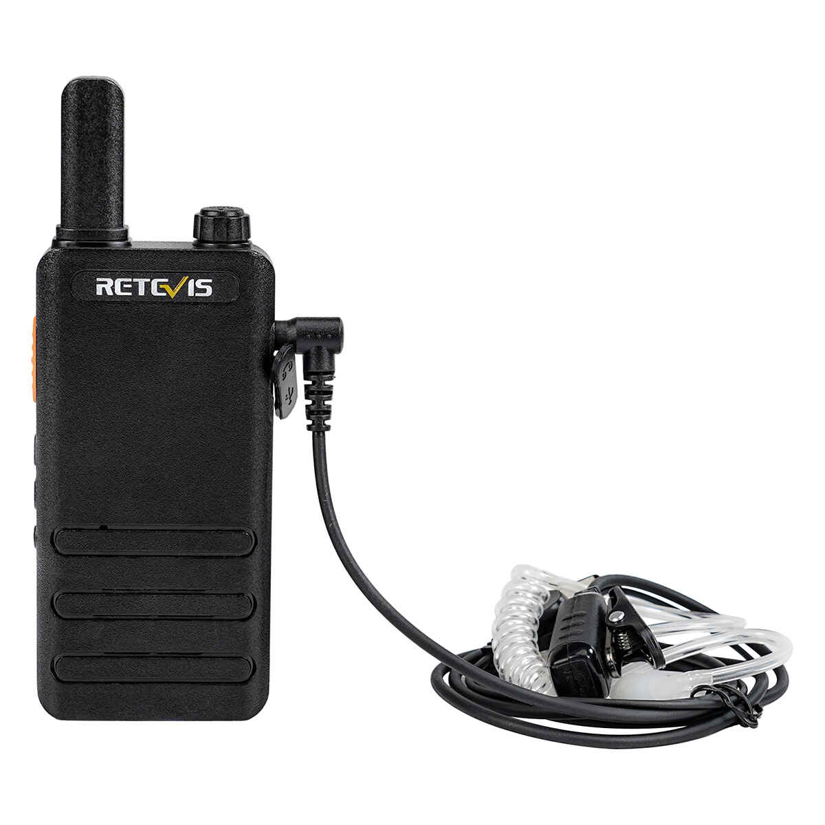 RT22P Portable 15mm Slim Walkie Talkie with Earpieces 4 PCS