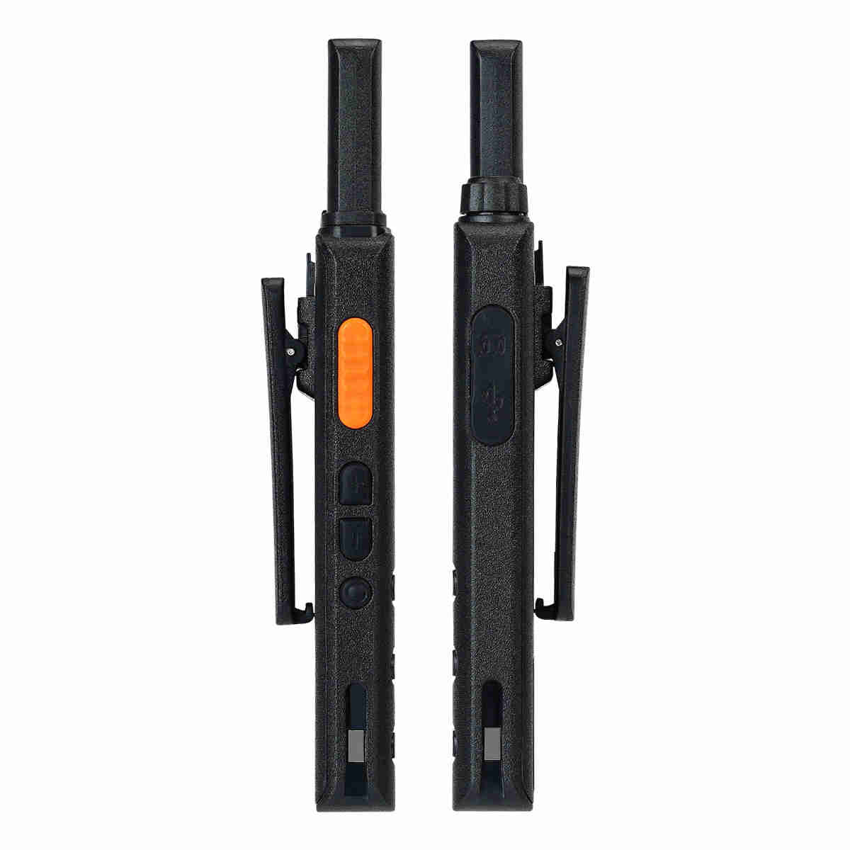 RT22P Portable 15mm Slim Walkie Talkie with Earpieces 4 PCS