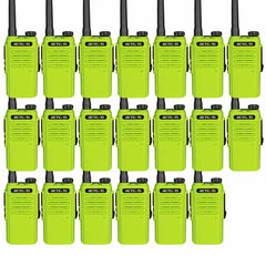 RT47 Waterproof Rugged License-Free Radio Fluorescent Green (20 Pack)