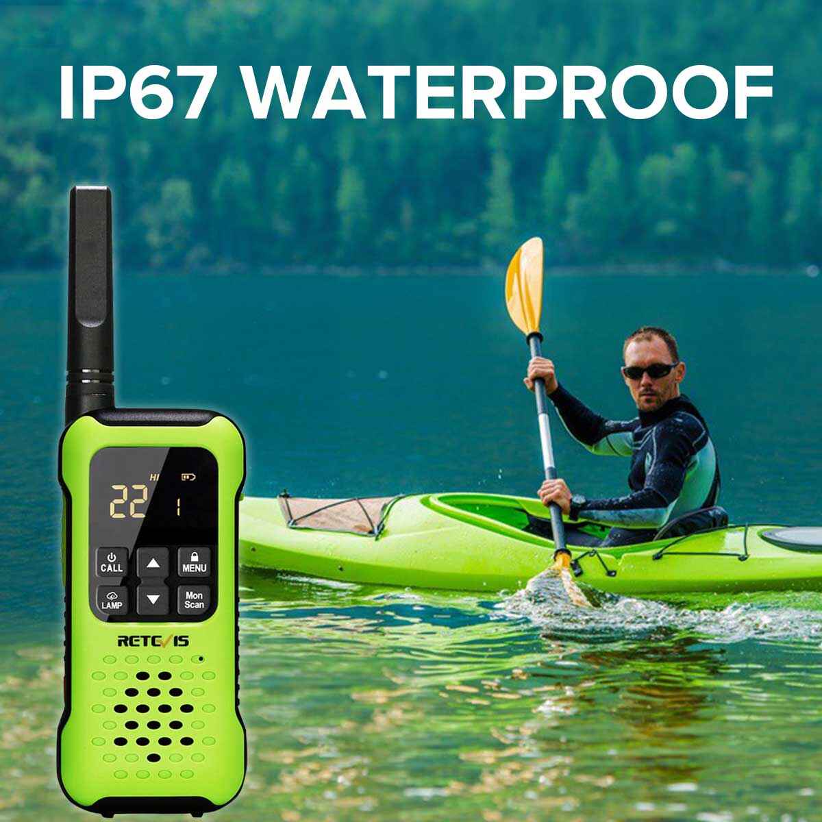 RT49P FRS Waterproof Two Way Radio (6 Packs)