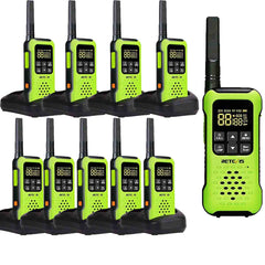 Retevis RT49P Waterproof IP67 Floating 2 Way Radio for Skiing Kayaking 10 Pack