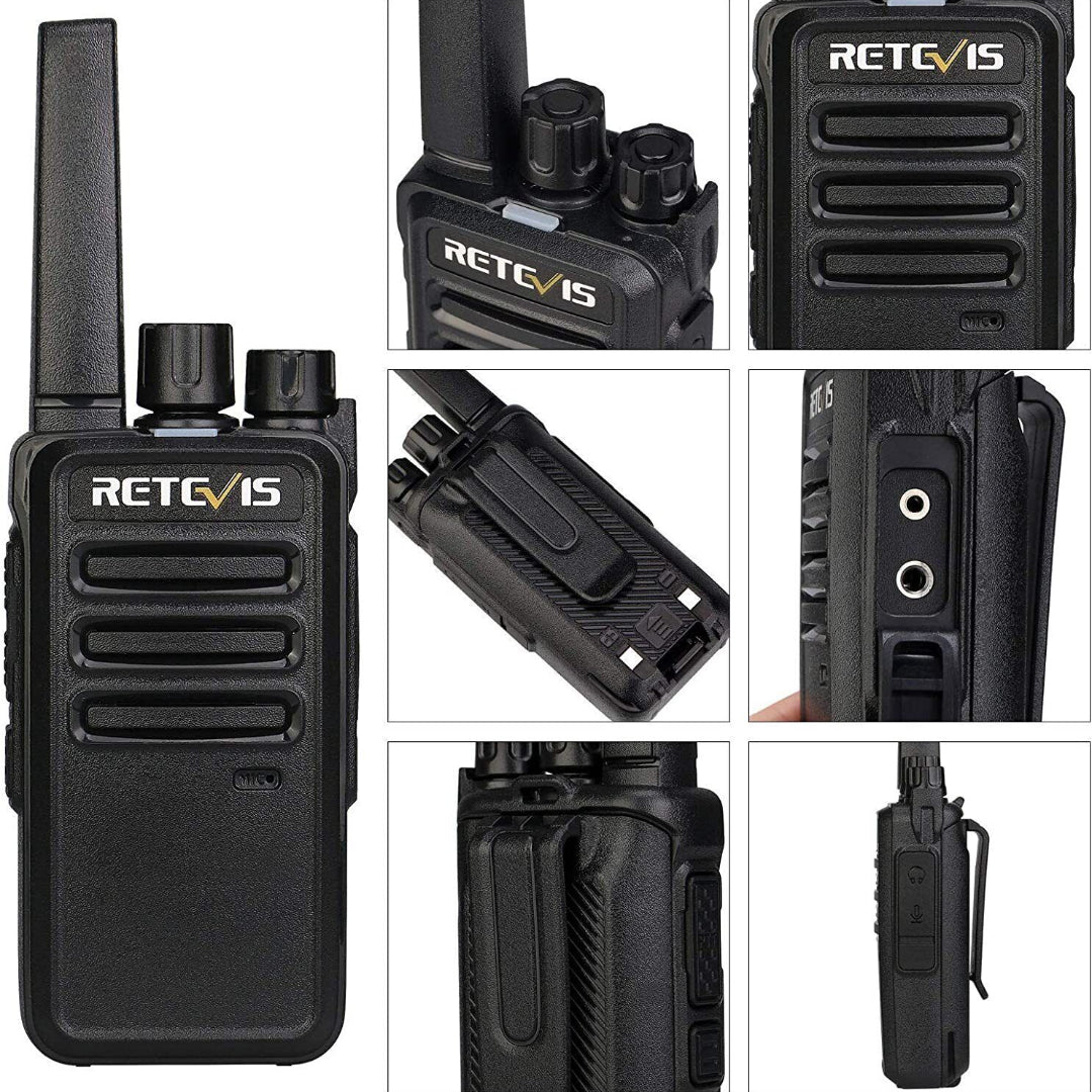 Retevis RT68 License Free Rugged 2 Way Radios (10PCS) with 10-Way Charger