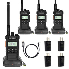 Retevis RT86S Long Distance Handheld Radio with Display 4pcs