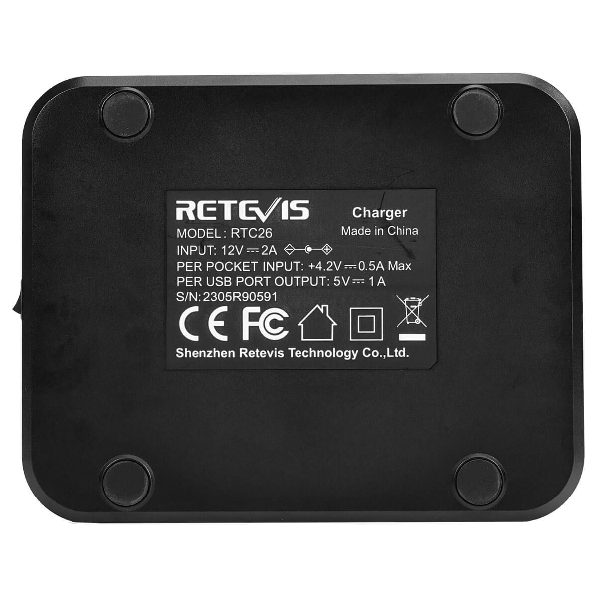 RTC26 Six-Unit Multi-Charger for RB26 RB37