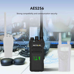 Retevis NR30D AES256 Long Range Waterproof DMR Business Radio with Noise Reduction