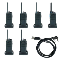 P1 Superhet AES256 Long Distance UHF DMR Handheld Radio (6pcs)