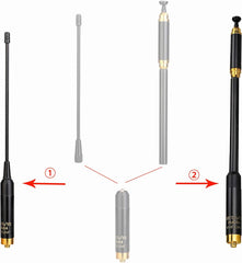 Retevis HA04 SMA-F UV Dual band Antenna