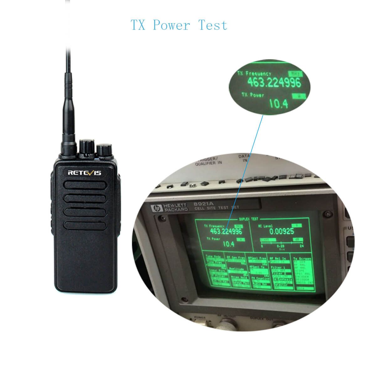 RT1 High Power Licensed UHF or VHF Analog Single band Business Radio