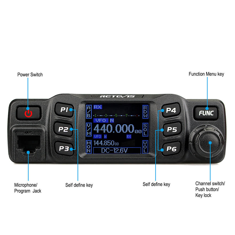 RT95 Dual Band HAM Mobile Radio US version