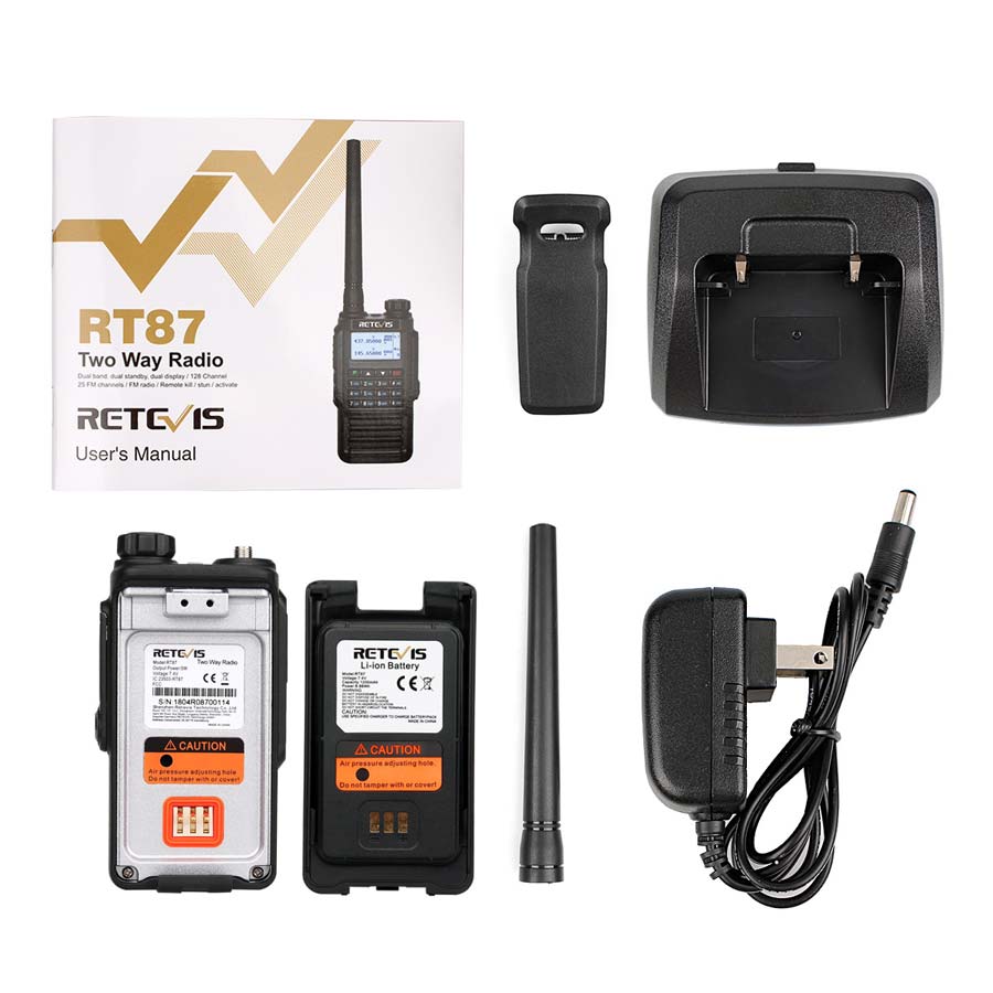 RT87 IP67 Dual Band Business Two Way Radios