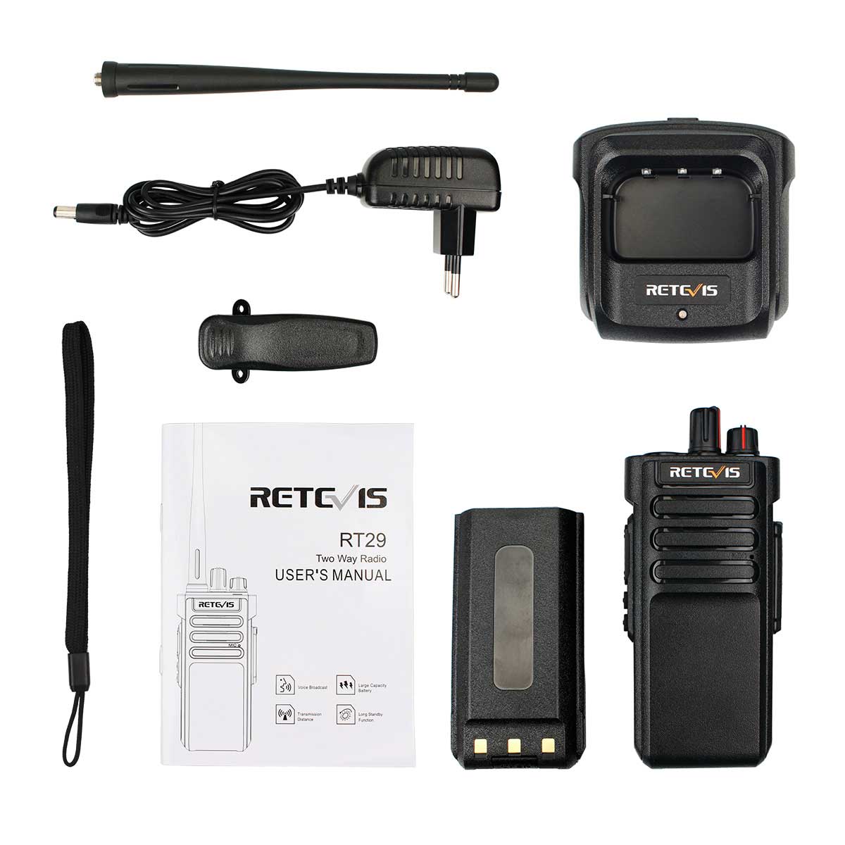 RT29 Long Range UHF Two-way Radio