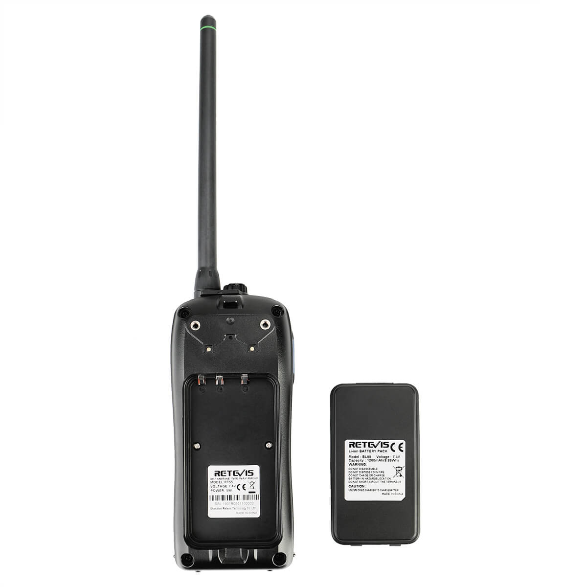 RT55 Floating IP67 VHF Marine Radio