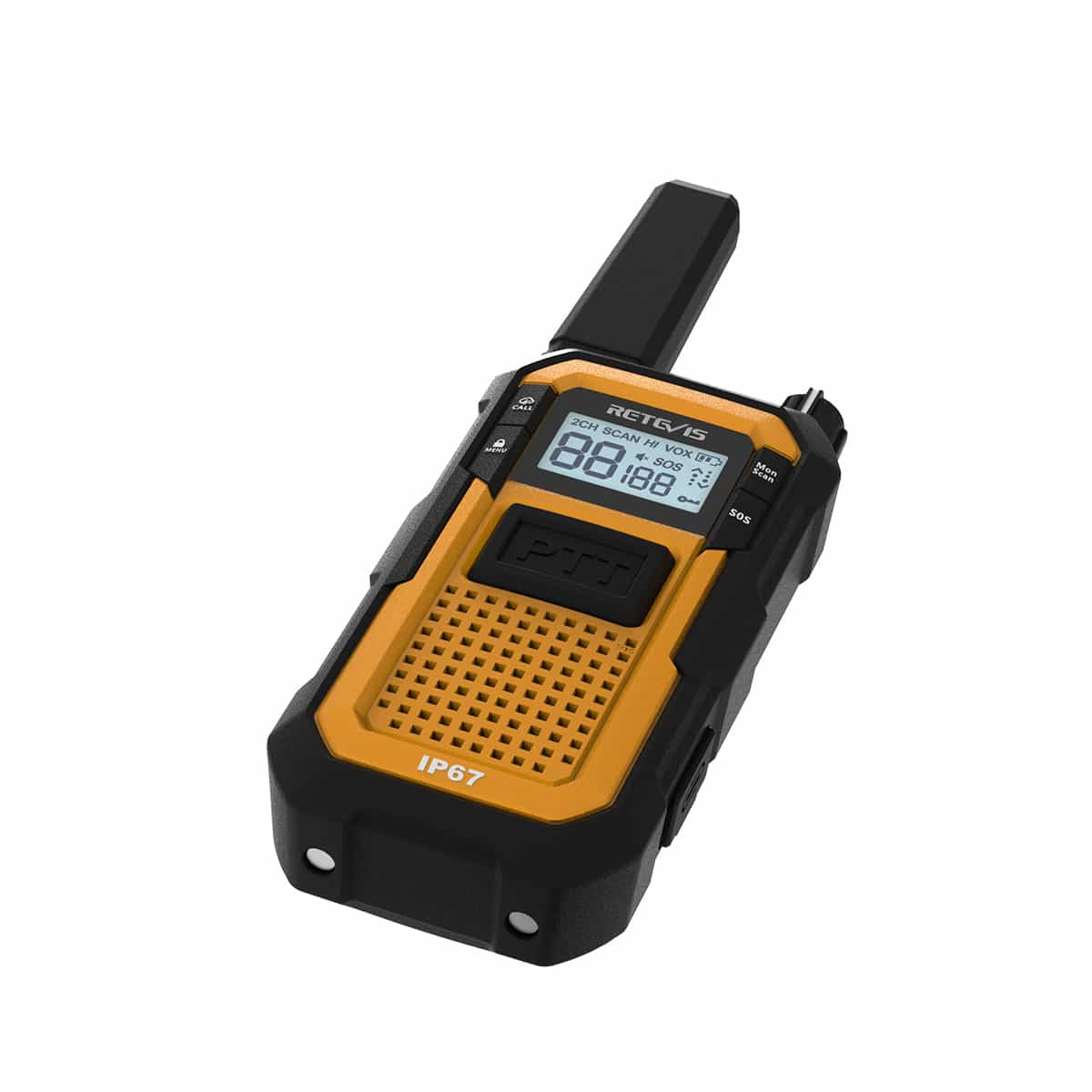 Retevis RB48P  5W GMRS Waterproof Heavy Duty  Radio with 6 Way Multi Unit Charger