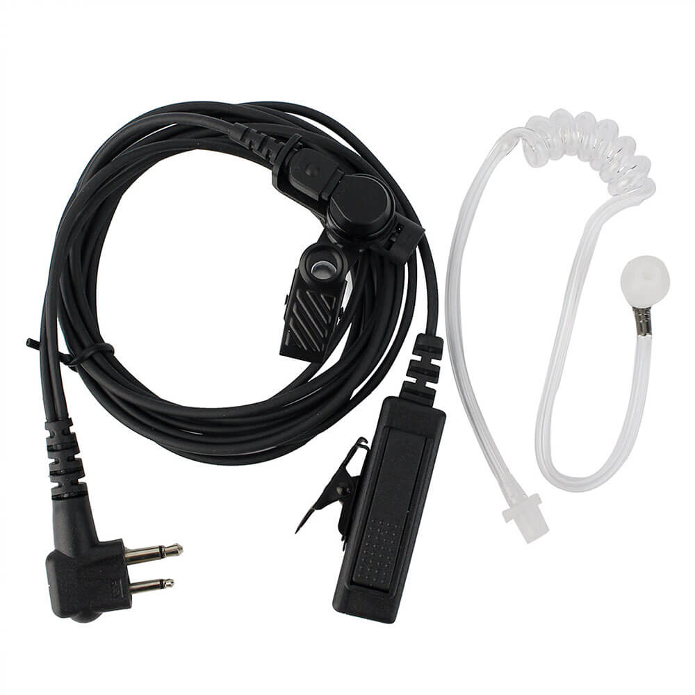 2 PIN Covert Acoustic Tube Earpiece MIC for Motorola GP88