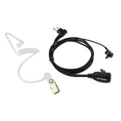 2 Pin PTT MIC Covert Acoustic Tube Inera Earpiece