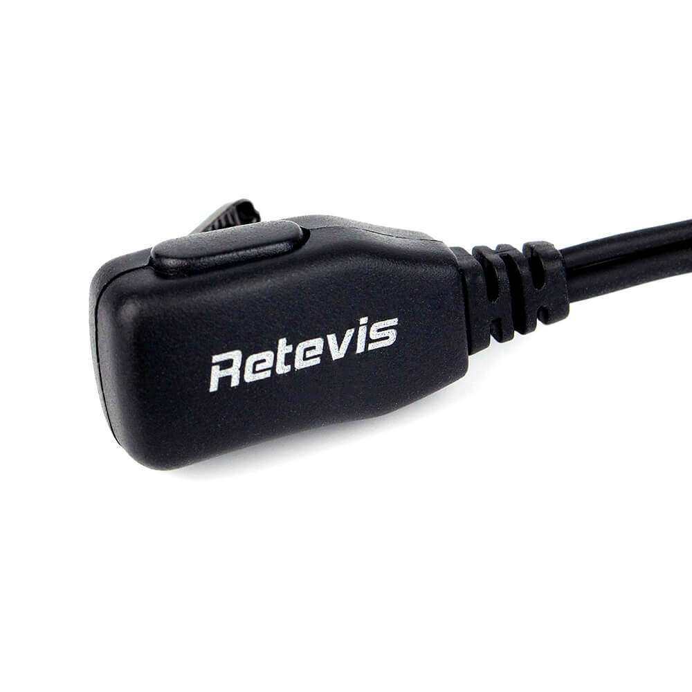 1 Pin PTT MIC Covert Air Acoustic Tube Earpiece for Retevis RT45 RA19