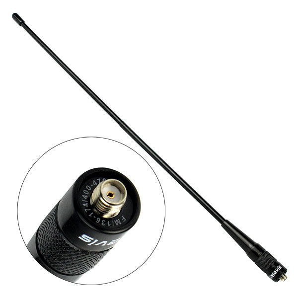 SMA-F U/V Elite Antenna 15.4Inch Dual Band 144/430MHz