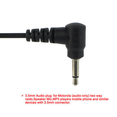 3.5mm Listen Only Earpiece for Speaker Mic