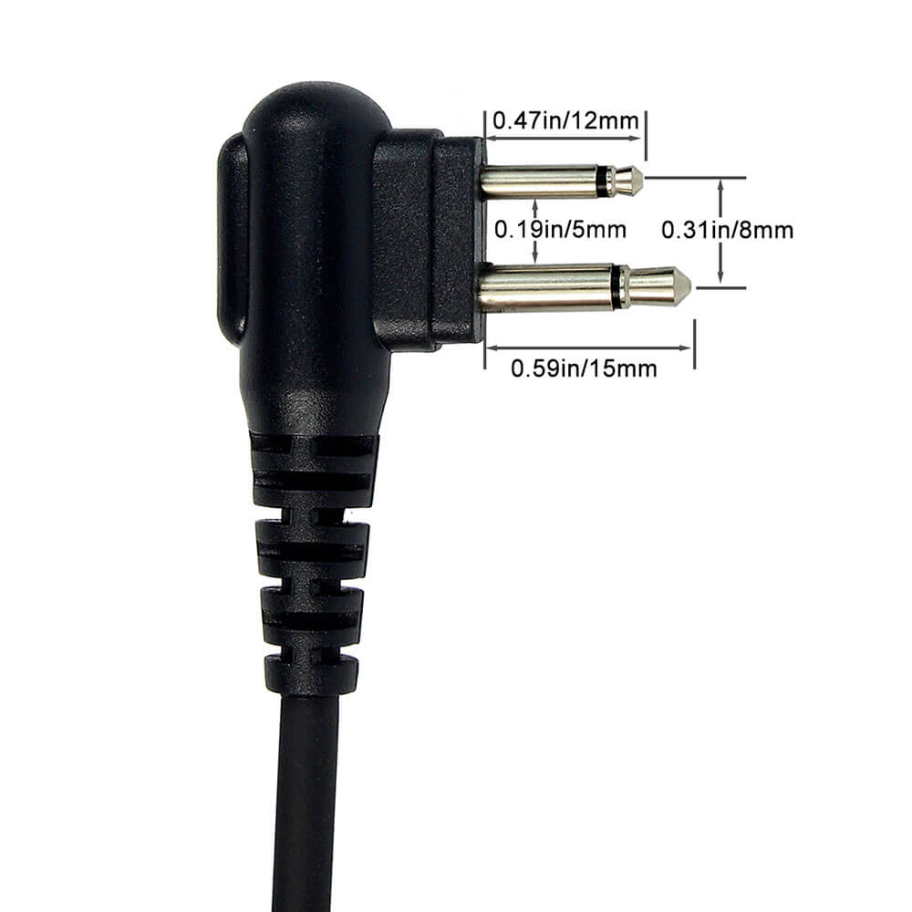 2 Pin Speaker Mic for Motorola Radio