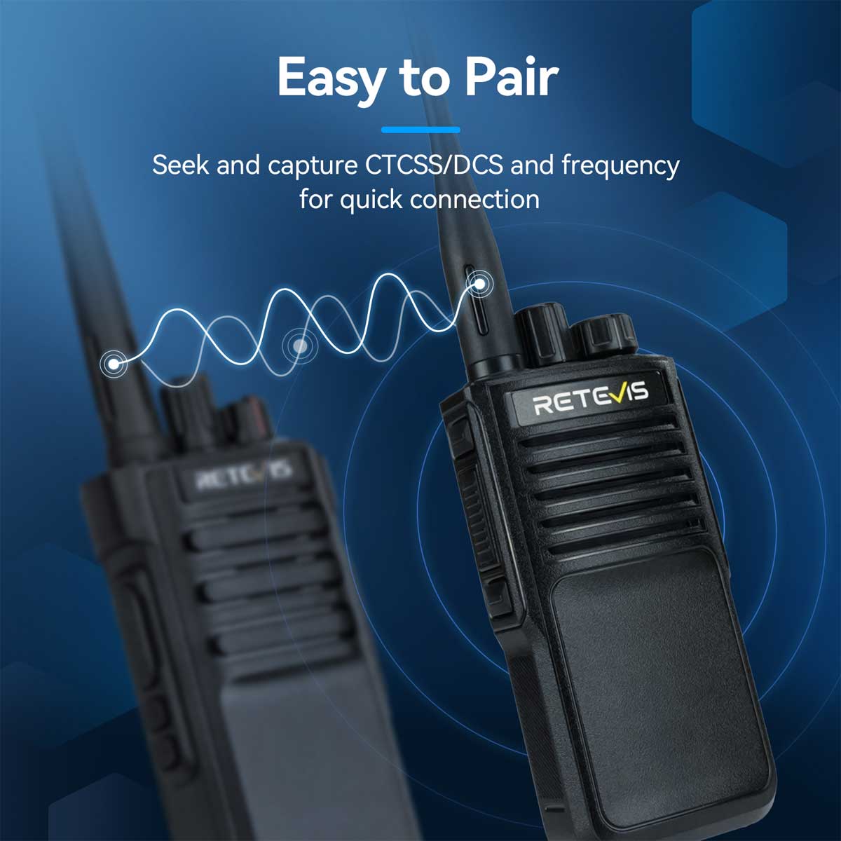 P62 Long-range IP68 Waterproof Rugged UV Dual Band Radio