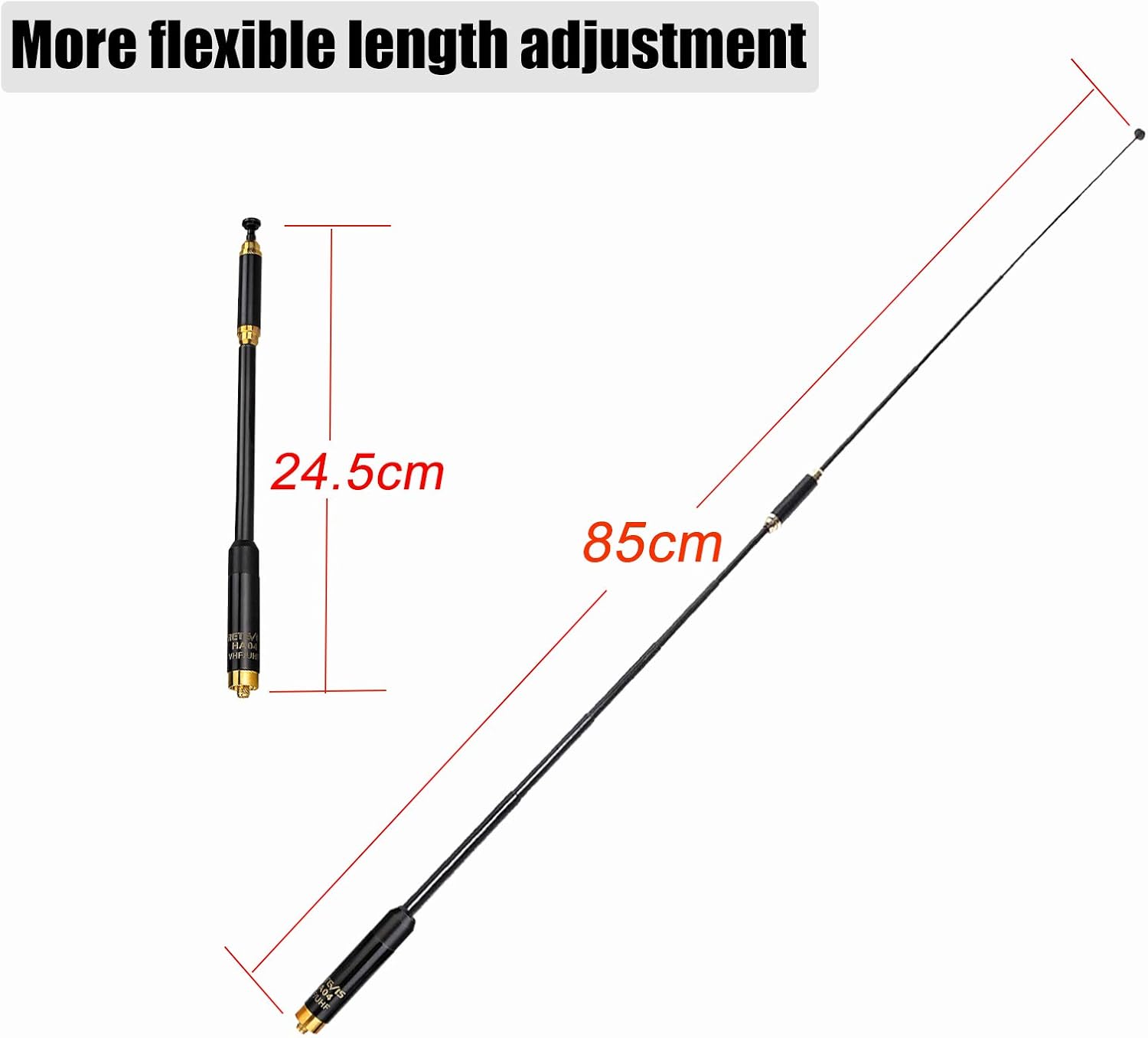 Retevis HA04 SMA-F UV Dual band Antenna