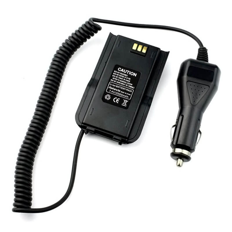 Car Charger Battery Eliminator for MD-380 Retevis RT3