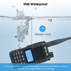 Retevis RA89 IP68 Ham Radio with Speaker Mic