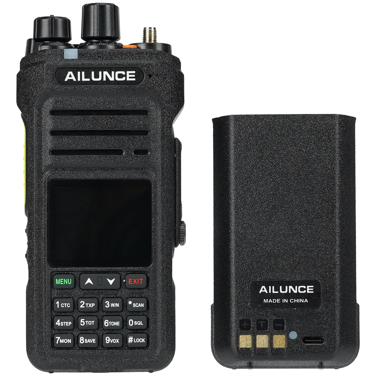 4PACK Ailunce HA1G IP67 waterproof GMRS handheld Radio with IP67 speaker mics