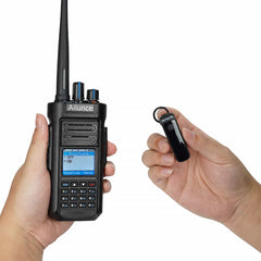 HD2 GPS Bluetooth ham radio+IP55 waterproof microphone+program cable