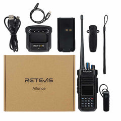 HD2 GPS Bluetooth ham radio+IP55 waterproof microphone+program cable