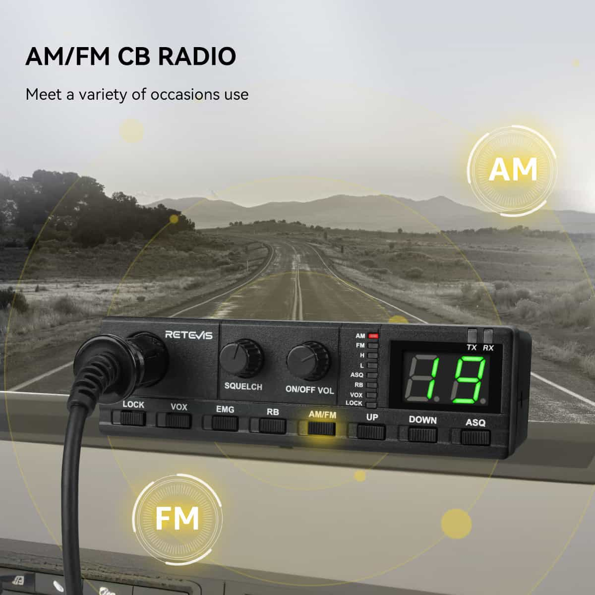 MB2 4W CB Mobile Radio With Antenna