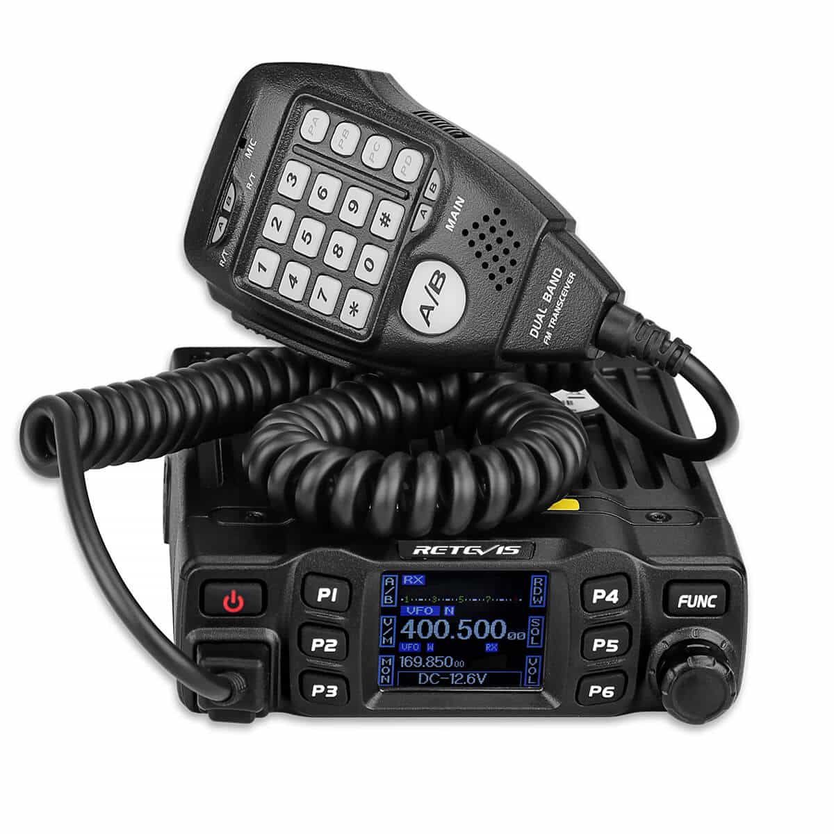 RT95 25W Dual Band HAM Mobile Radio With Program Cable